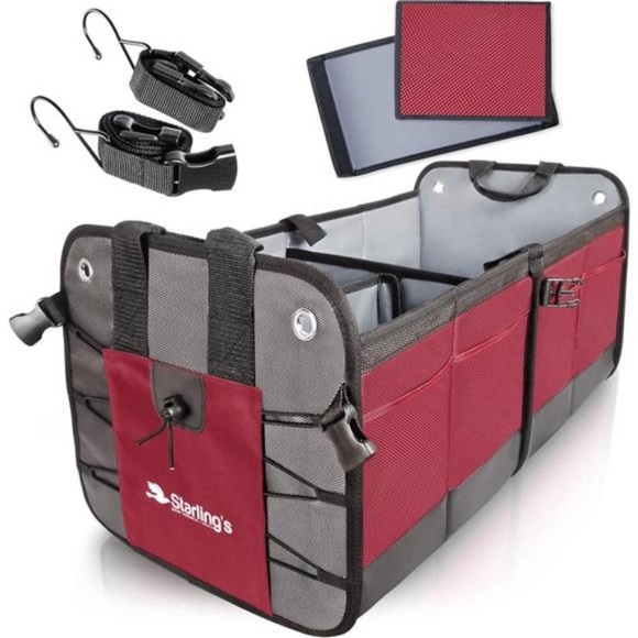 Starling's Car Trunk Organizer -Storage SUV Cargo Organizer Adjustable